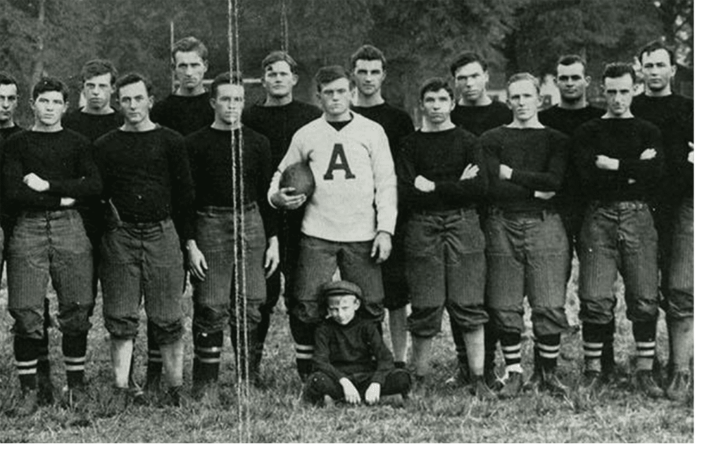 Vintage photo of football team