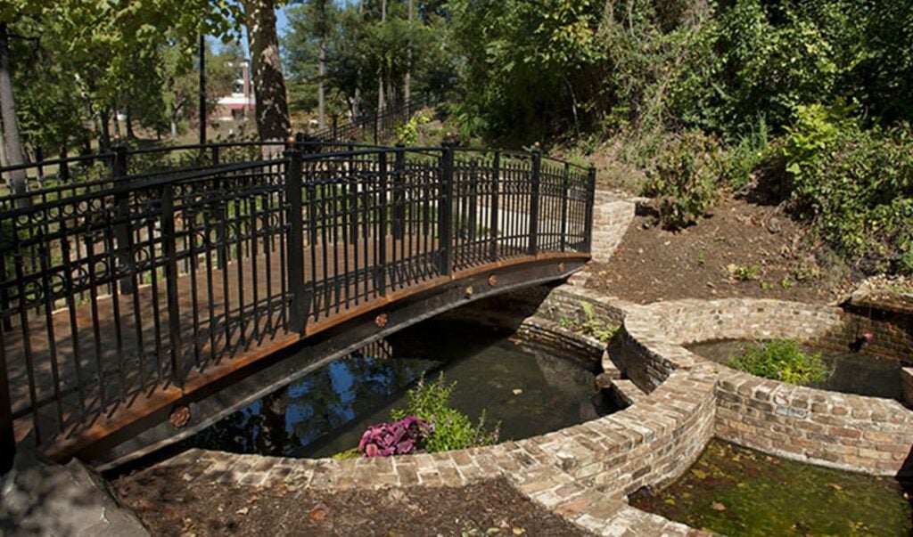 Marrs Spring walkway bridge